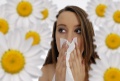 Woman with hayfever